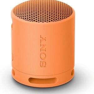 Sony Orange Portable Bluetooth Speaker